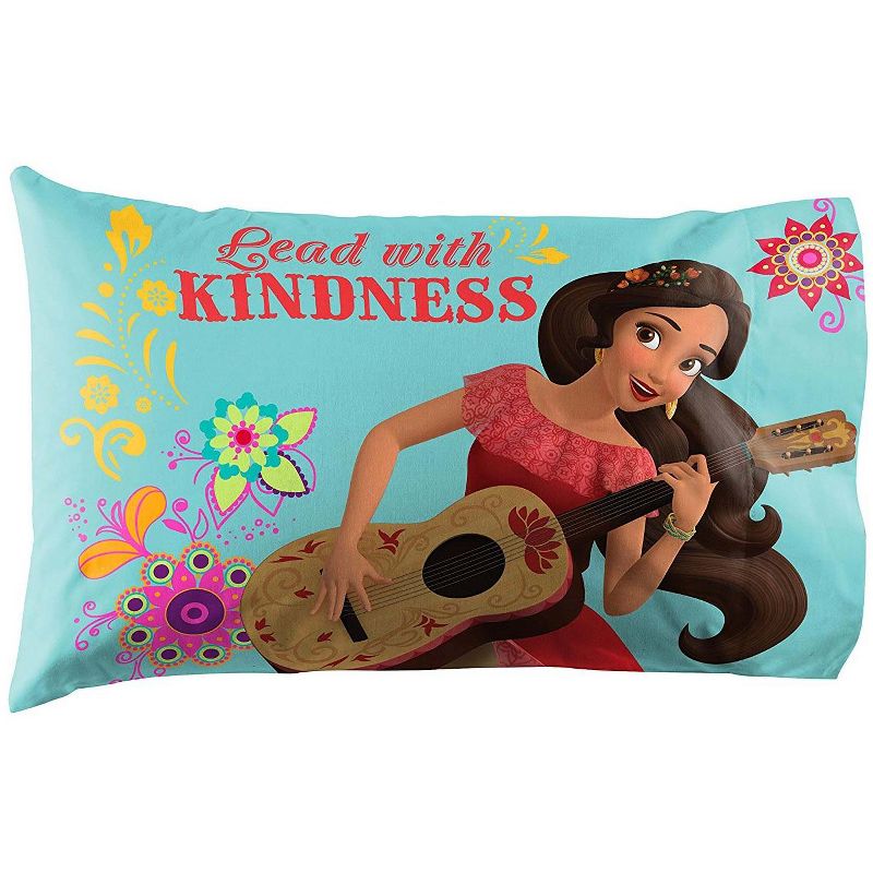 3pc Twin Sheet Set Disney Princess Flower Power Bedding Accessories - Elena of Avalor..