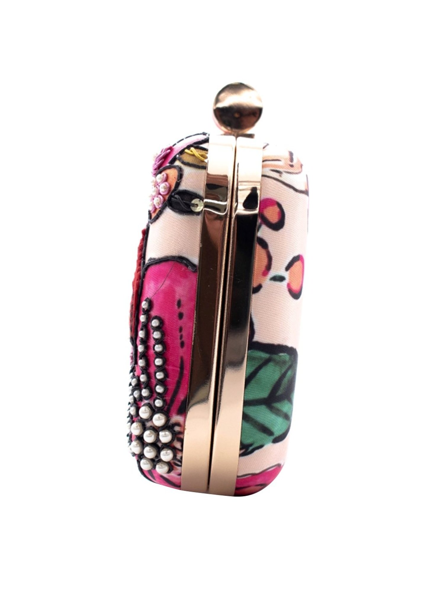 Sugarcrush Multicolor Silk Clutch