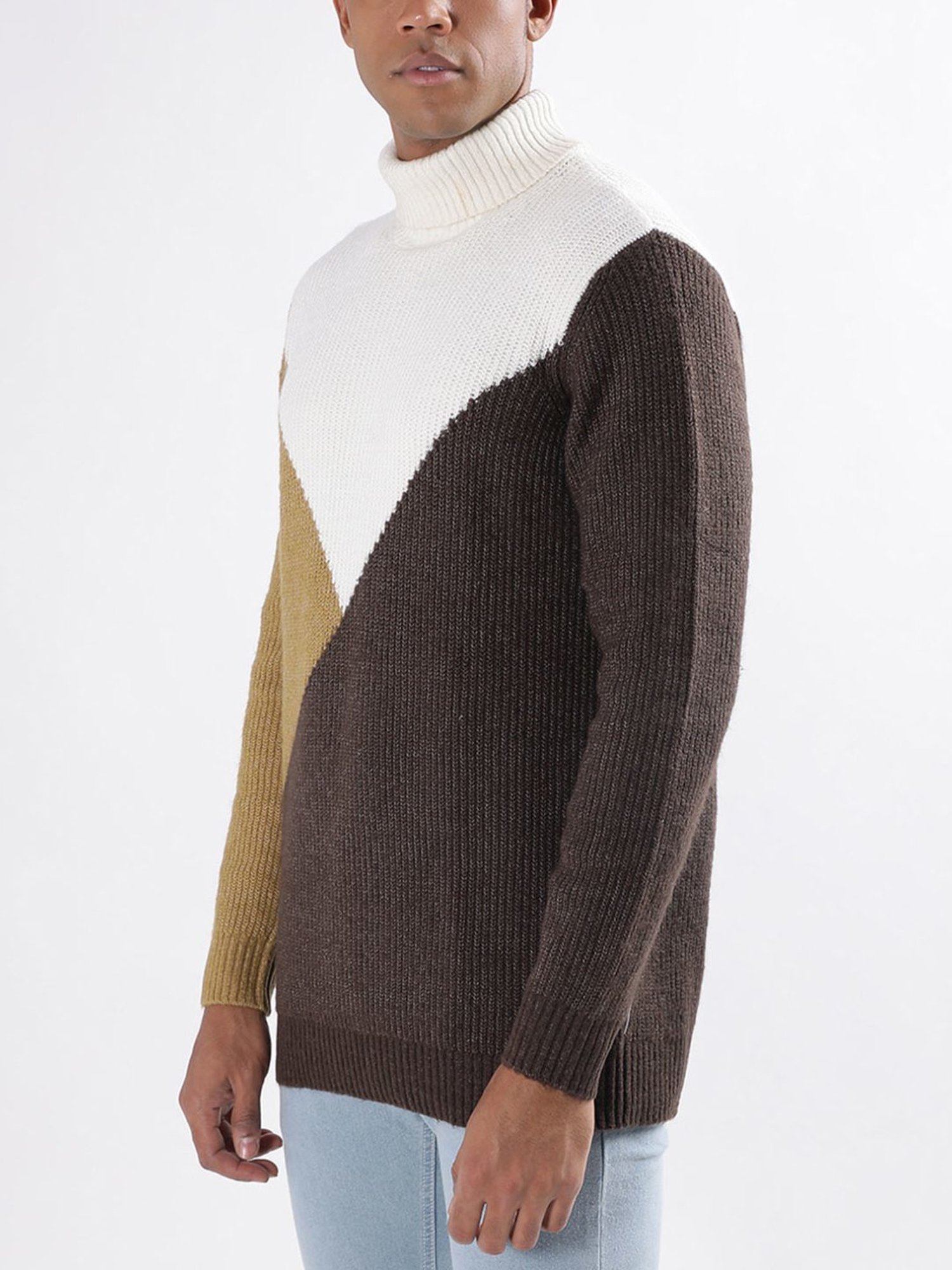 Lindbergh Multi Regular Fit Colour Block Sweaters