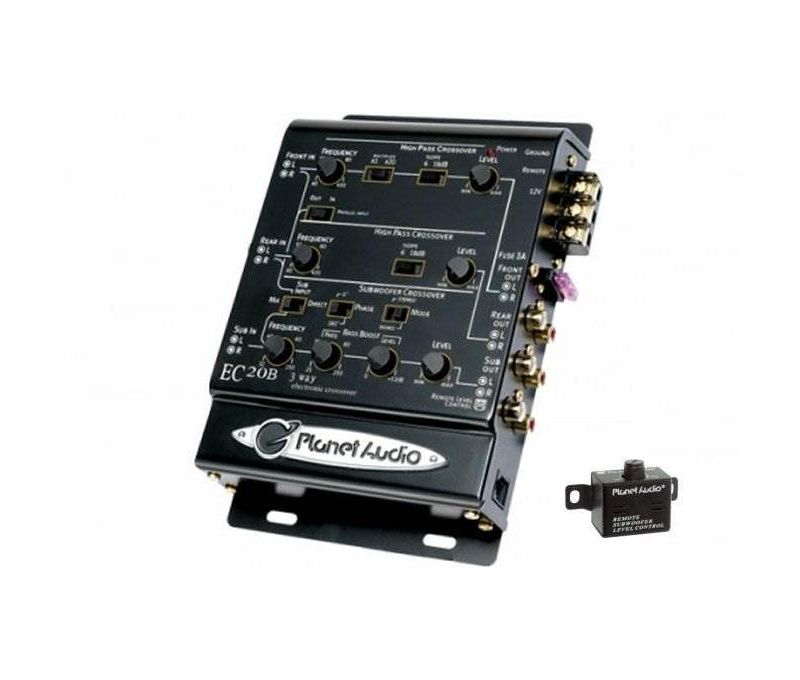 NEW PLANET AUDIO EC20B Car Audio 3-Way Electronic Crossover Stereo + Remote