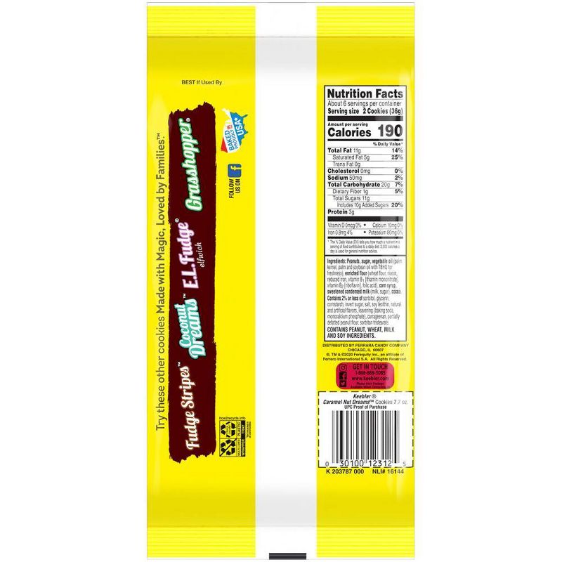 Keebler Caramel Nut Dreams Cookies - 7.7oz