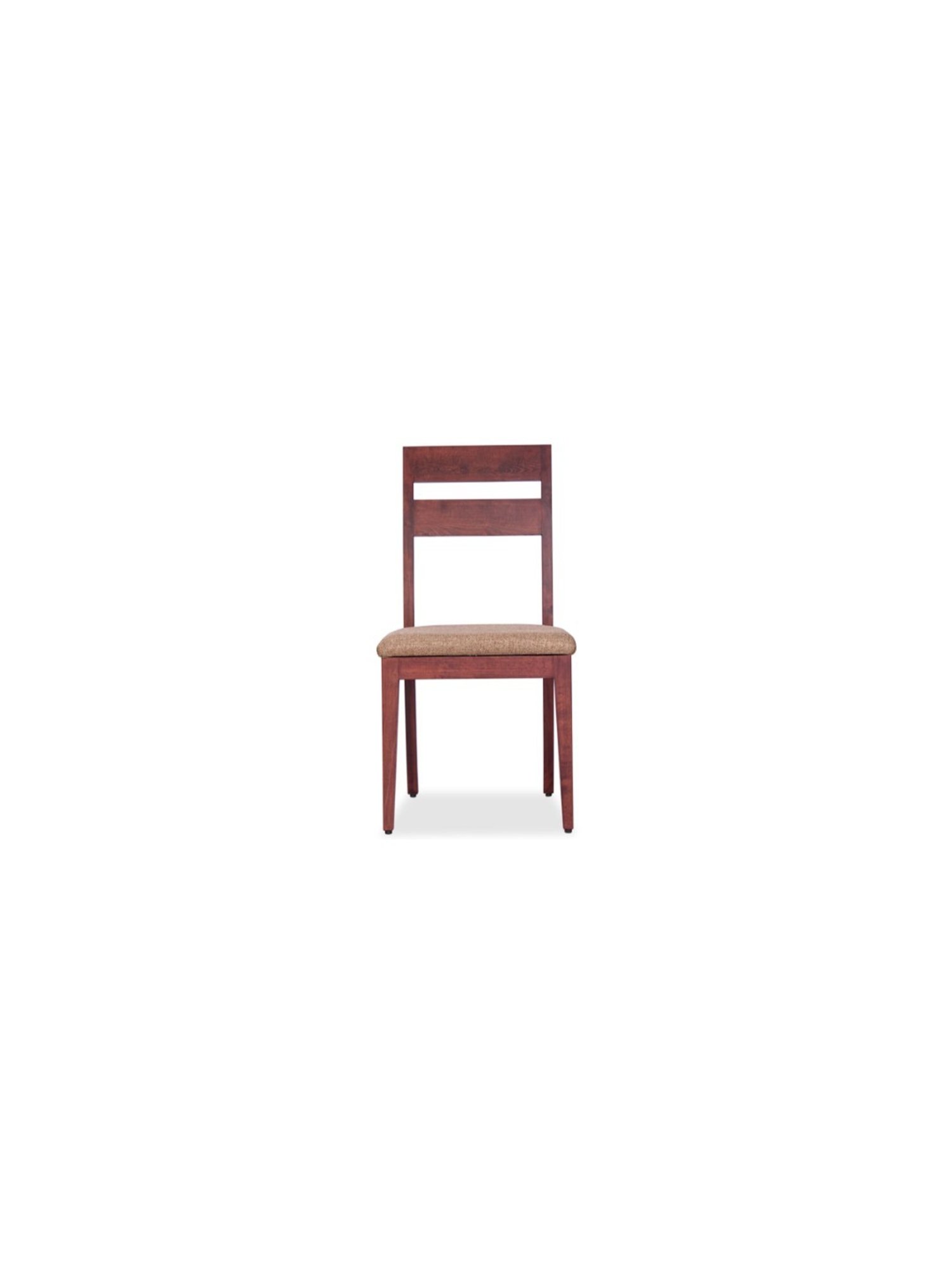 Durian Elanor Modern Brown & Beige Premium Leatherette Dining Chair