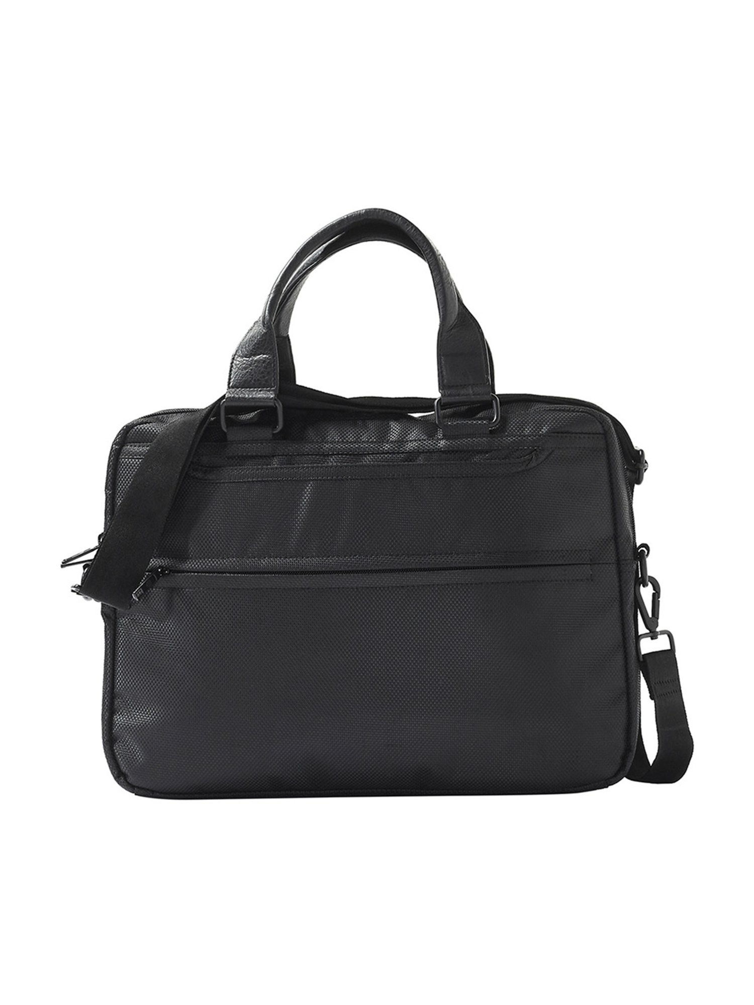 Mona B Black Rearden Large Messenger Bag