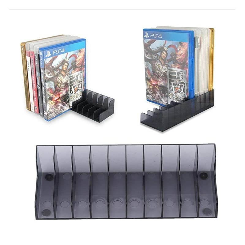 2 PCS Game Card Storage Stand, CD DVD Storage Rack Holder Mount Disk Stand Holder PS4/SLIM/PRO