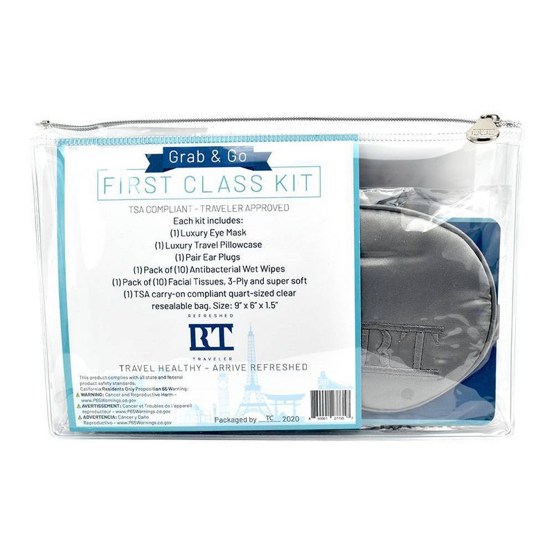 Refreshed Traveler Grab & Go First Class Travel Kit