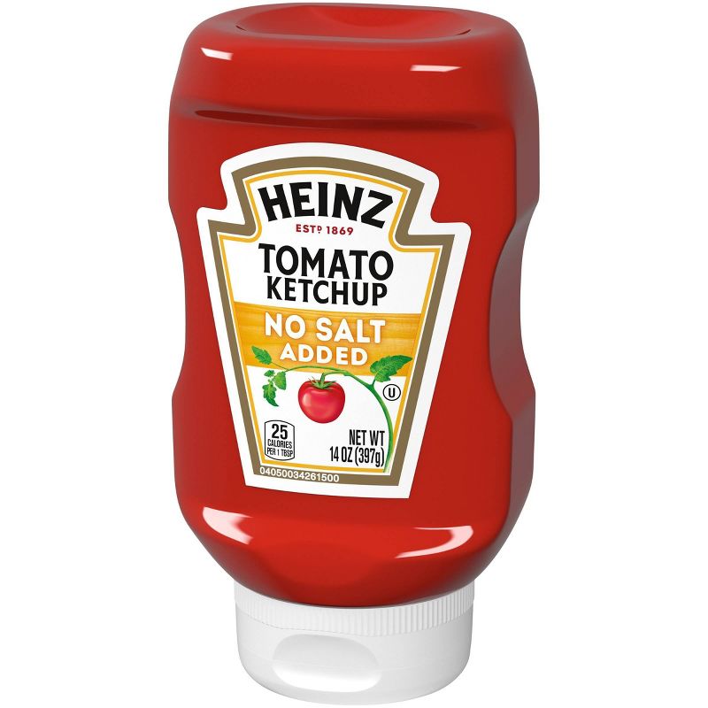 Heinz No Salt Tomato Ketchup 14oz