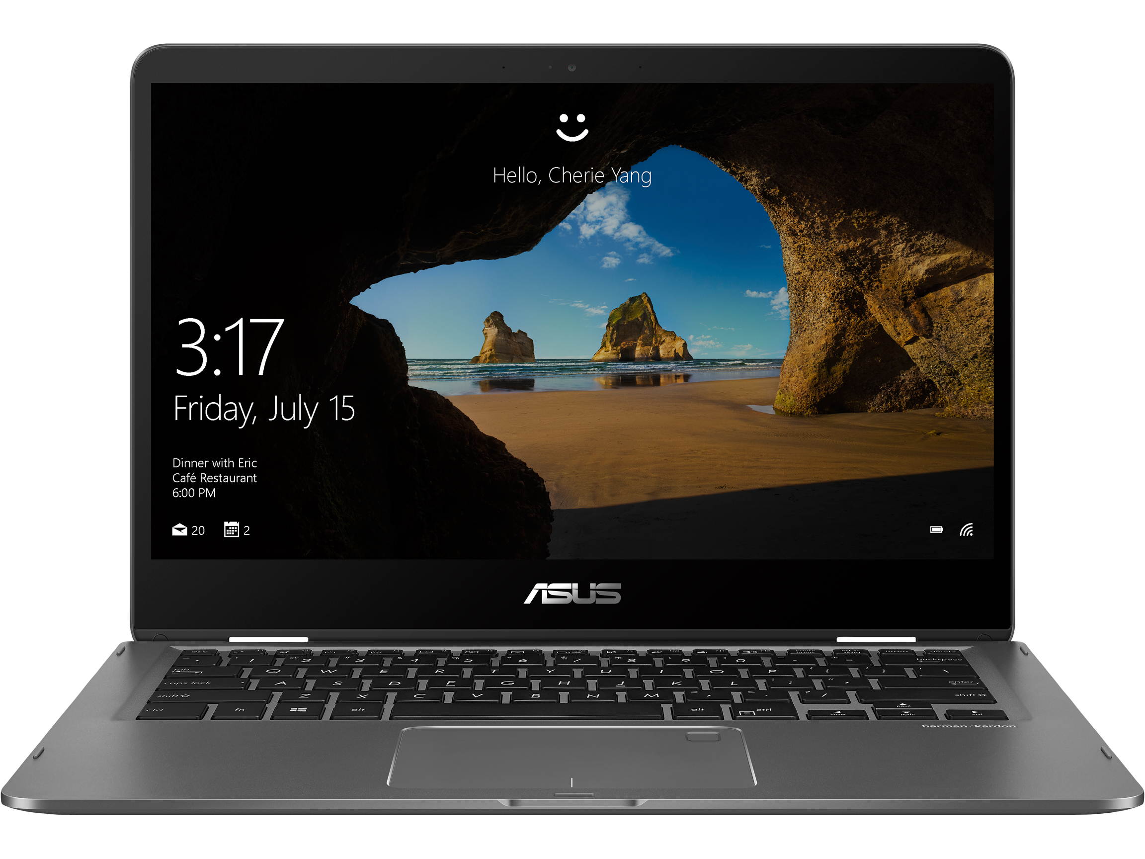 ASUS ZenBook Flip UX461FA-DH51T 2-in-1 Laptop Intel Core i5-8265U 1.60 GHz 14" Windows 10 Home 64-bit