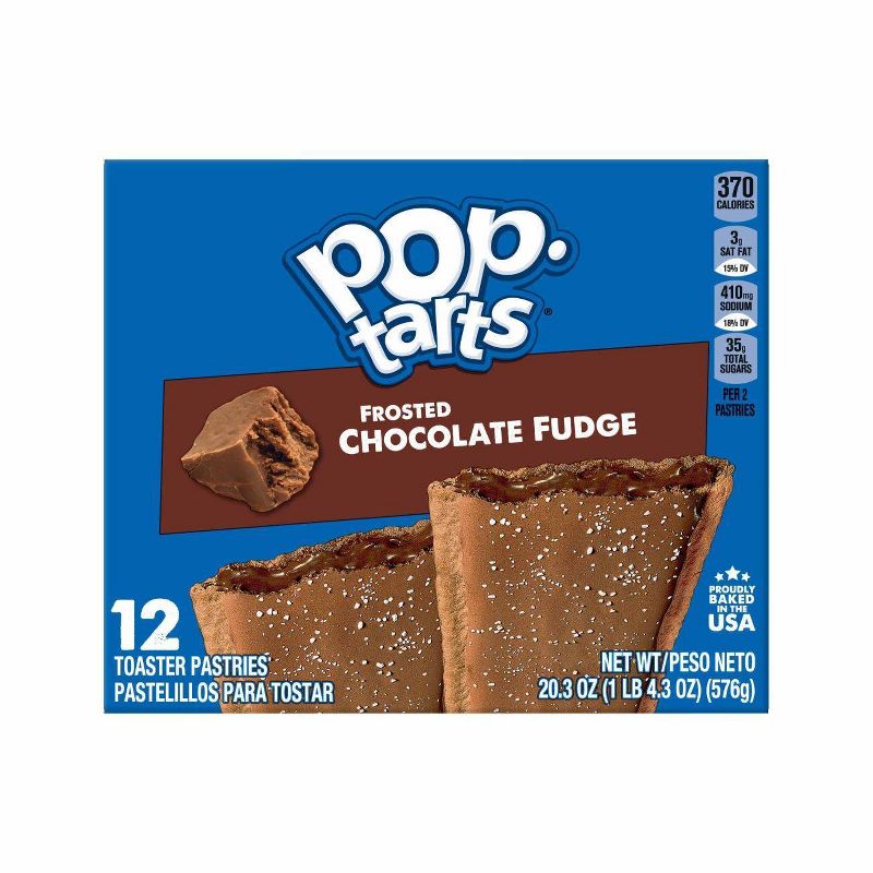 Kellogg's  Kellogg's Pop-Tarts Frosted Chocolate Fudge Pastries - 12ct/20.31oz