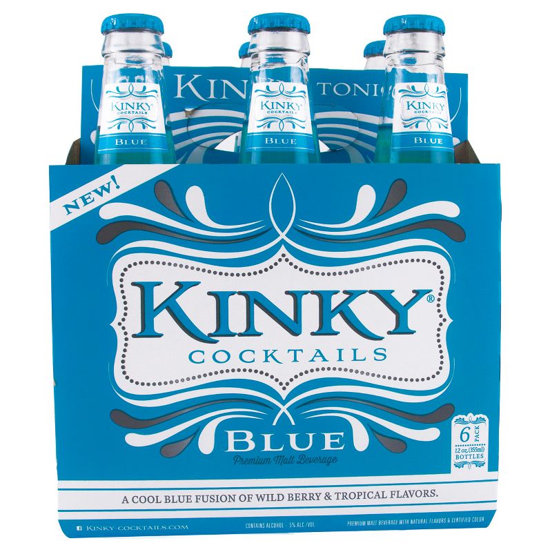 Kinky Blue Cocktails - 6pk/12 fl oz Bottles