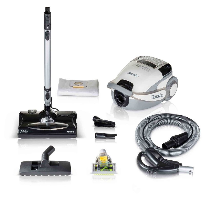 Prolux TerraVac 5-Speed Canister Vacuum Cleaner with HEPA Filter