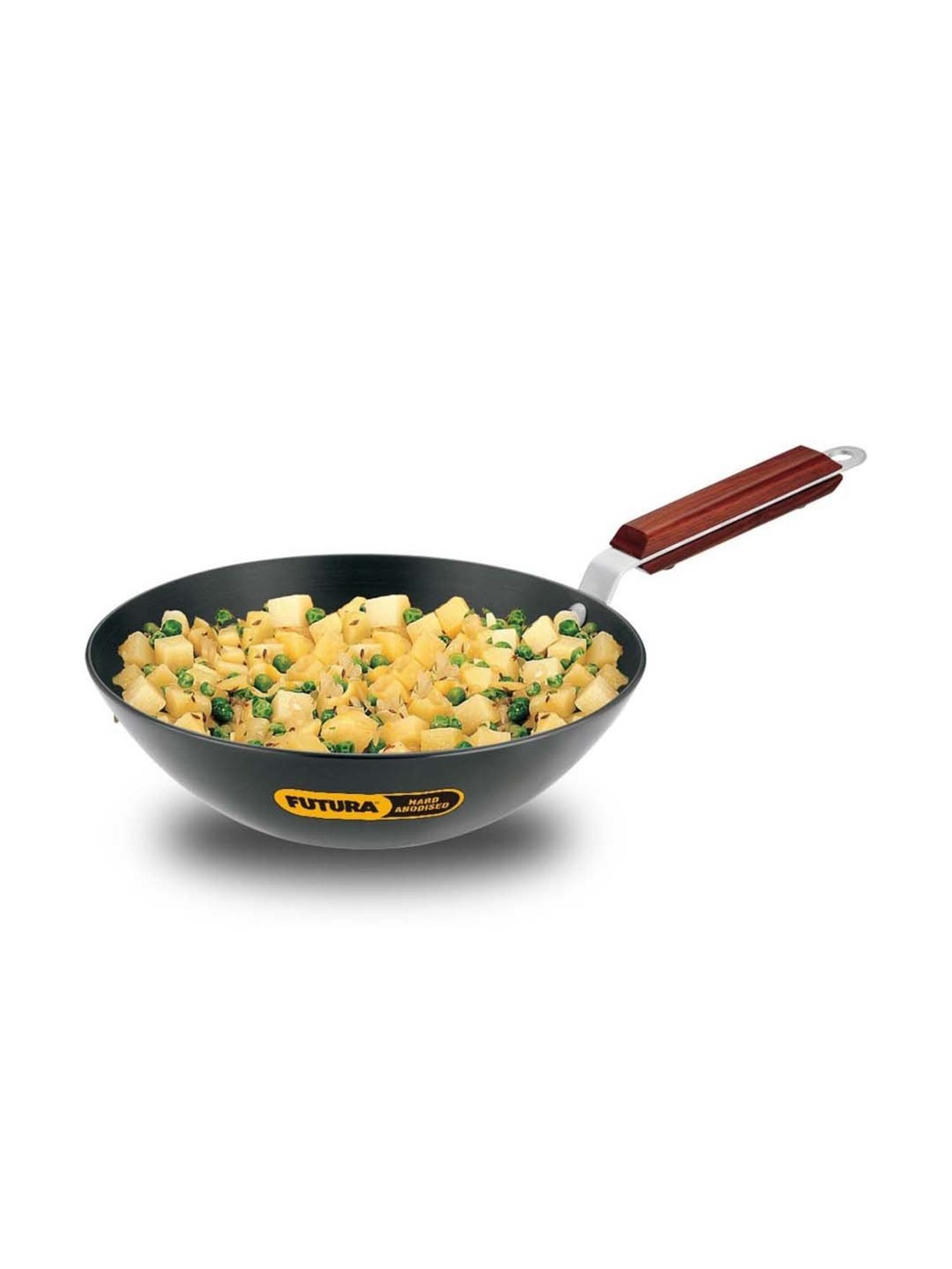 Hawkins Black Hard Anodised 26.7 cm Non-Toxic Dal Fry Pan (2.5 L) - Set of 1