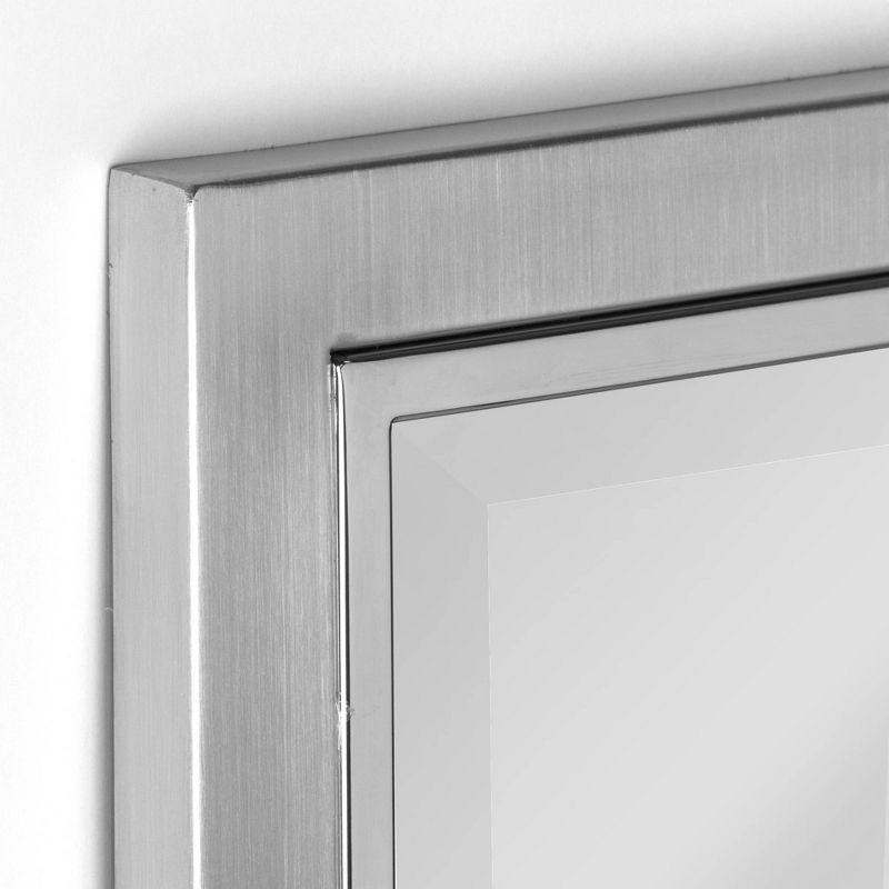 24" x 30" Classic Brushed Mirror Nickel/Chrome - Head West