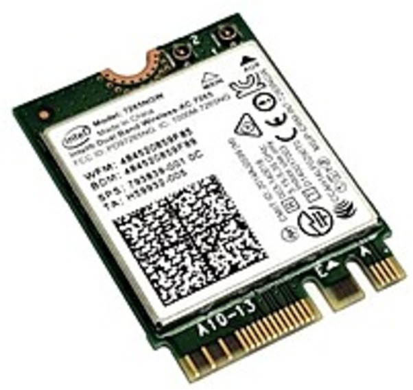 793839-001 HP Acer Intel 7265NGW Dual Band Wireless / Bluetooth Card