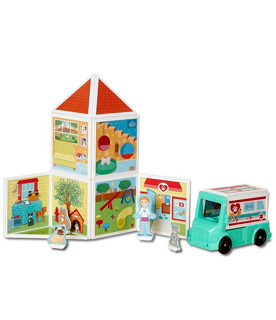 Melissa & Doug STEM Magnetivity&trade; Pet Center Building Play Set