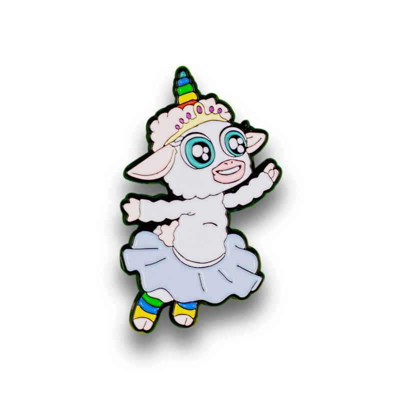 SalesOne LLC Rick and Morty Collector's Enamel Pin, Tinkles the Unicorn Lamb