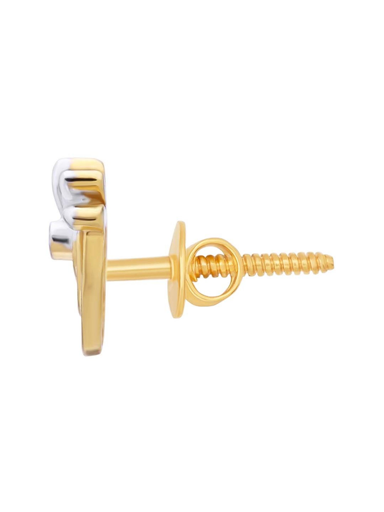 Waman Hari Pethe Jewellers 18k Gold & Diamond Earrings for Women