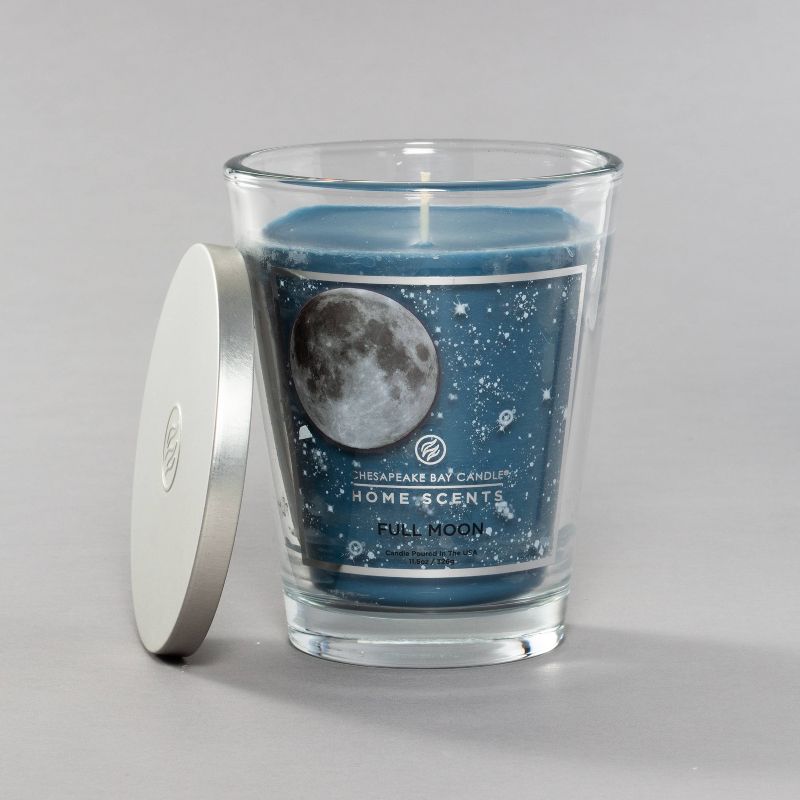 11.5oz Glass Jar Candle Full Moon - Home Scents by Chesapeake Bay Candle