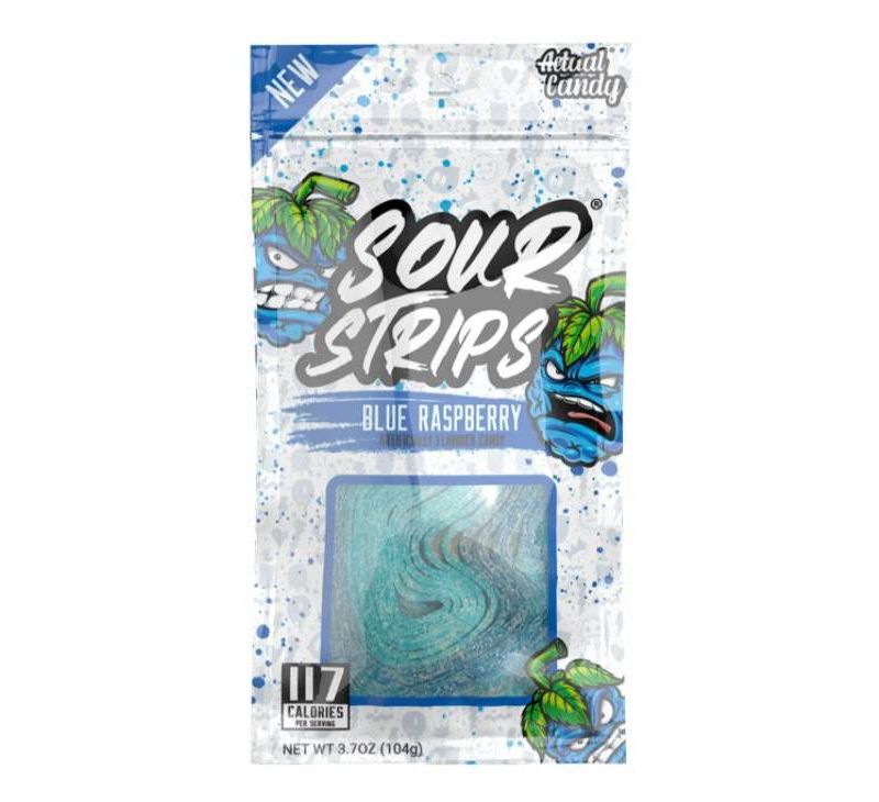 Sour Strips Blue Raspberry - 3.7oz