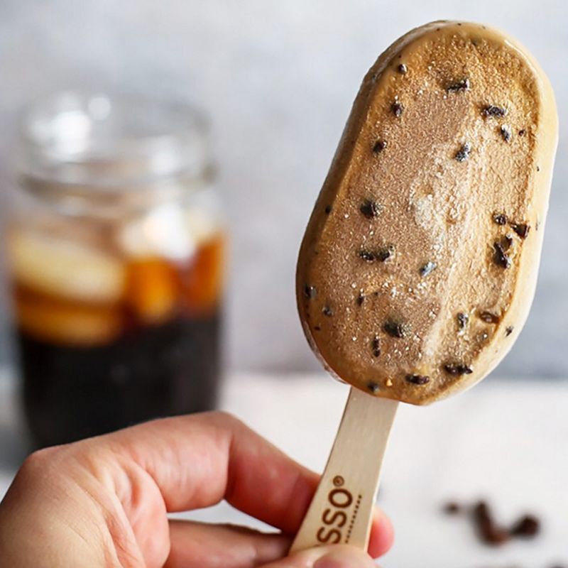 Yasso Frozen Greek Yogurt - Coffee Chocolate Chip Bars - 4ct