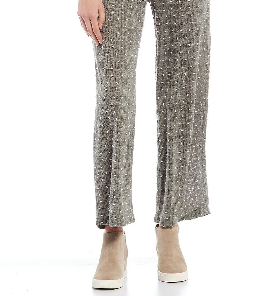 Donald Pliner Pelham Neoprene Mixed Leather Slip-On Wedge Sneakers