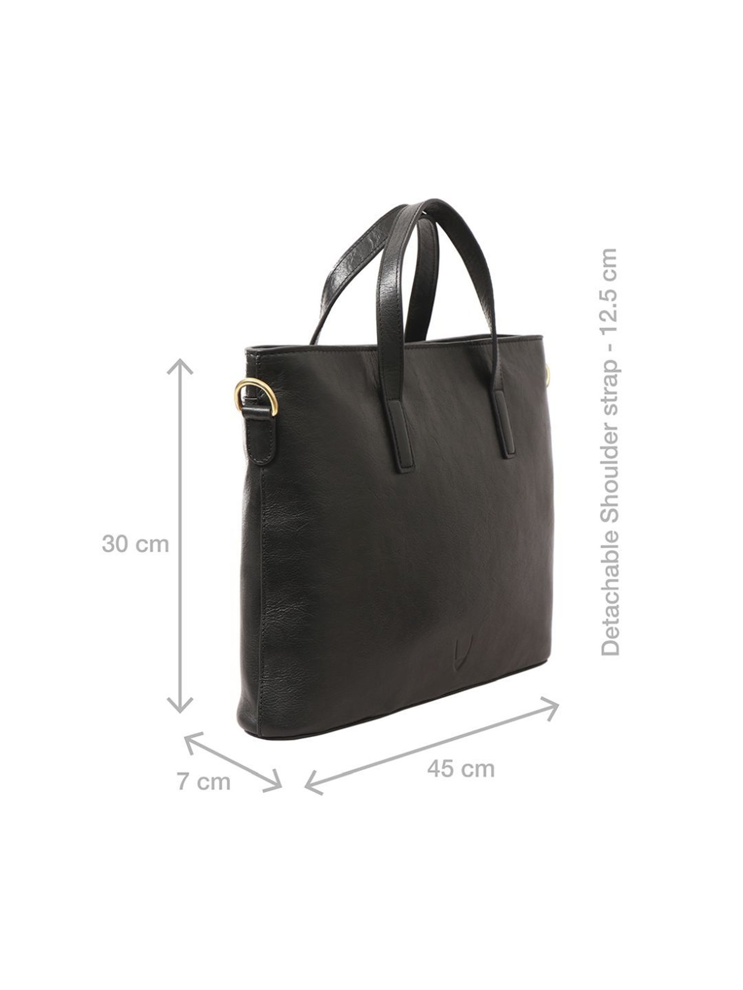 Hidesign La Plata 02 Medium Womens Laptop Bag - Black