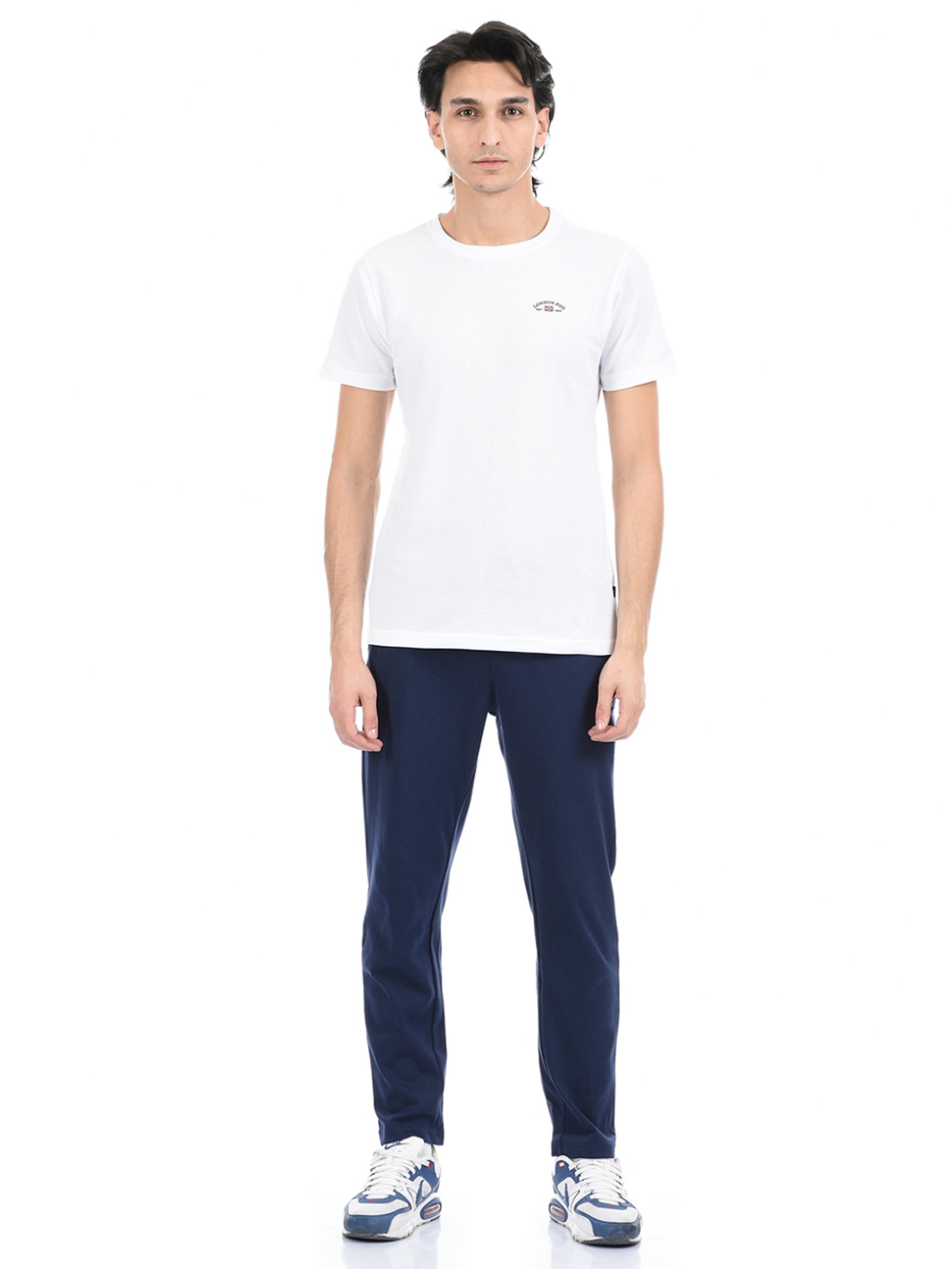 London Fog Navy Regular Fit Track Pants