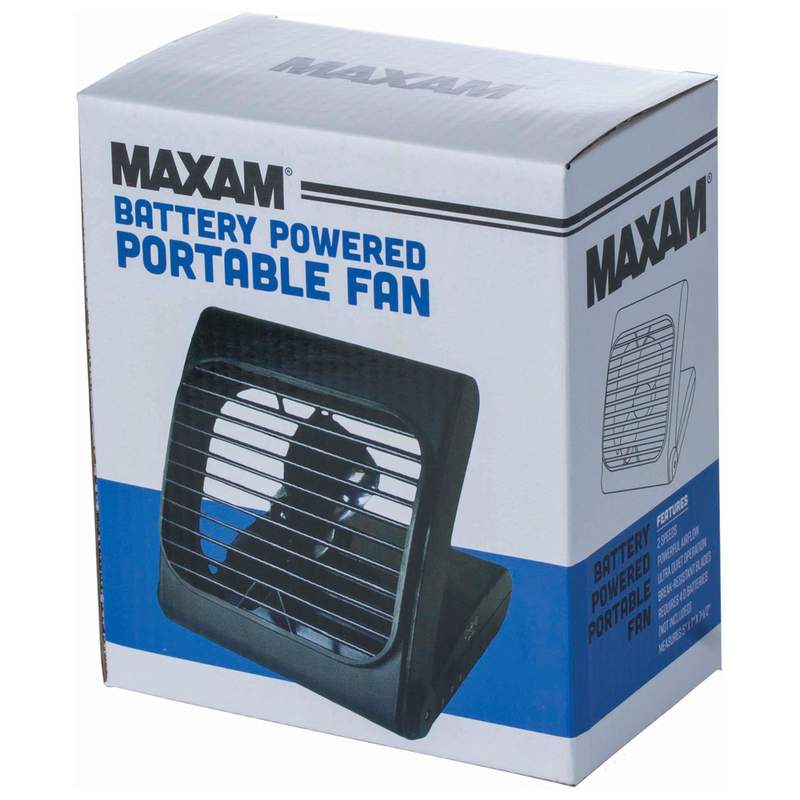 Maxam® Battery Powered Portable Fan