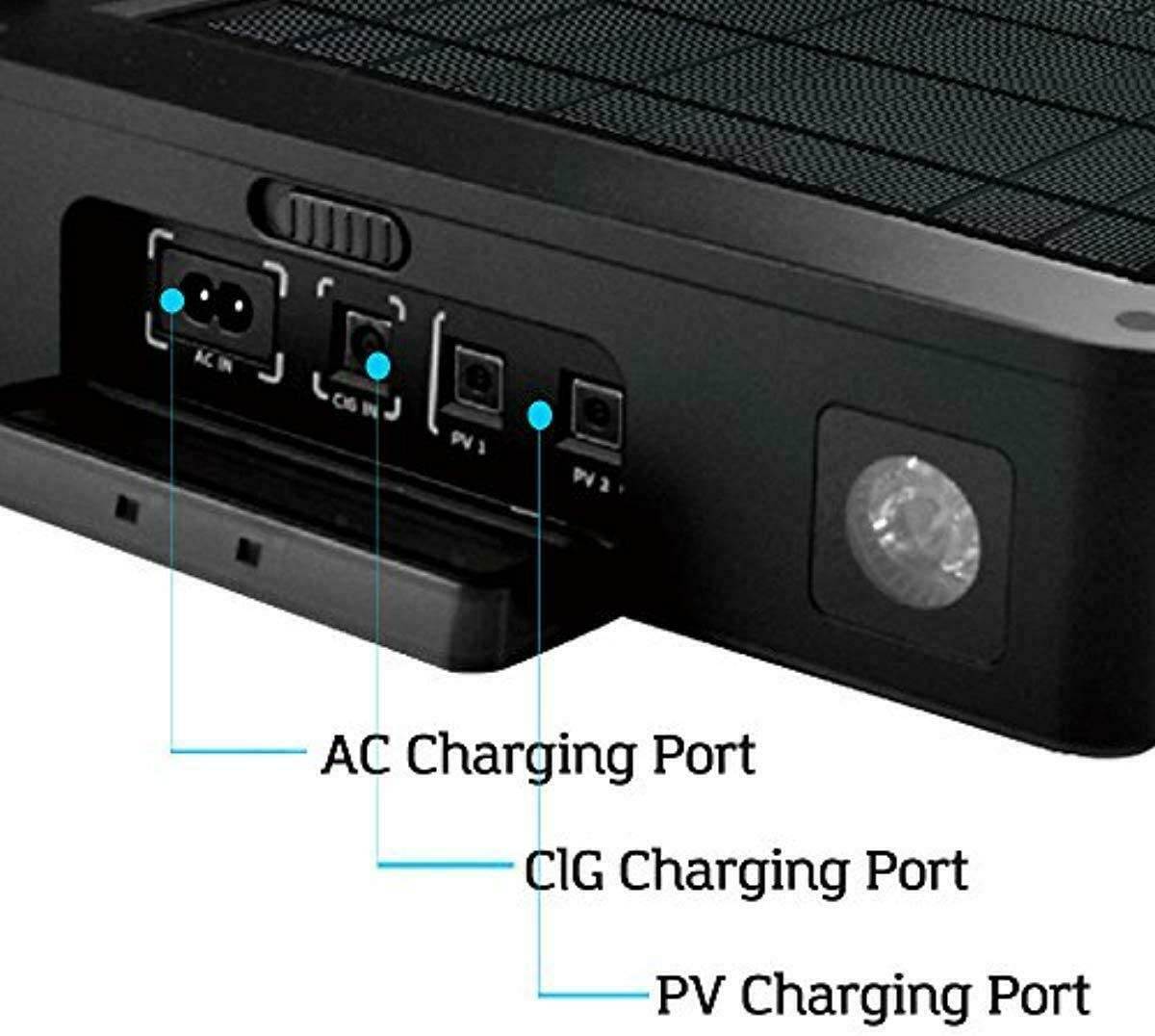 Renogy Phoenix 246.24Wh/150W Portable Generator All-in-one Kit with 20W Built-in Solar Panel for Outdoors Camping Travel Emergency Off-Grid Applications