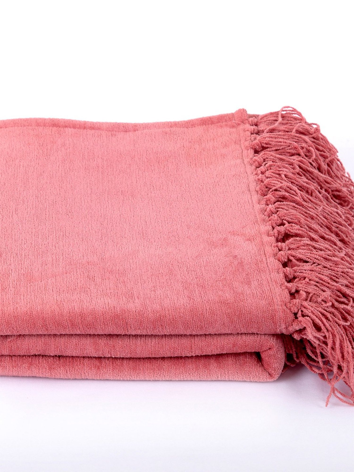 Maspar Colorart Jessica Solid Pink 110 TC Cotton Throw