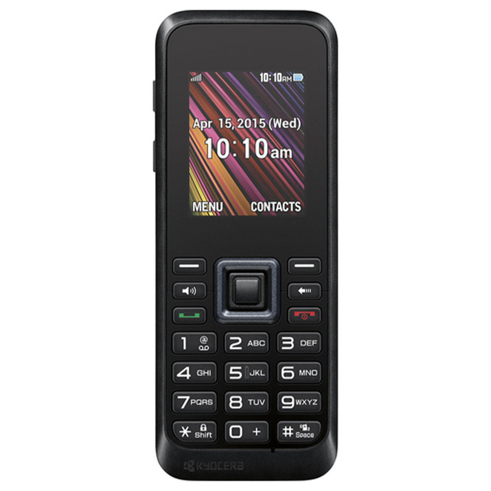 Kyocera Rally Phone S1370 (T-Mobile) Large Traditional Keypad | Sleek Design | Easy to Use | 1.8" Display | 760mAh Removable Li-Ion Battery | Micro SD Support (Pack of 5) - Black