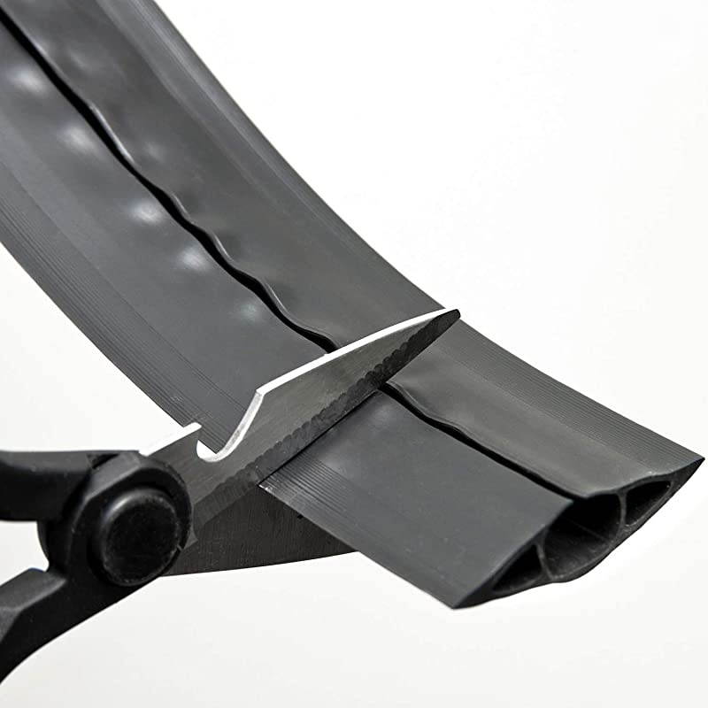 6 Foot Floor Cord Cover Cable Protector CC1 Protect Cords and Prevent Trip Hazards Black