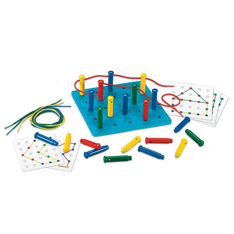 PlayMonster Stringing Pegs and Pegboard Set