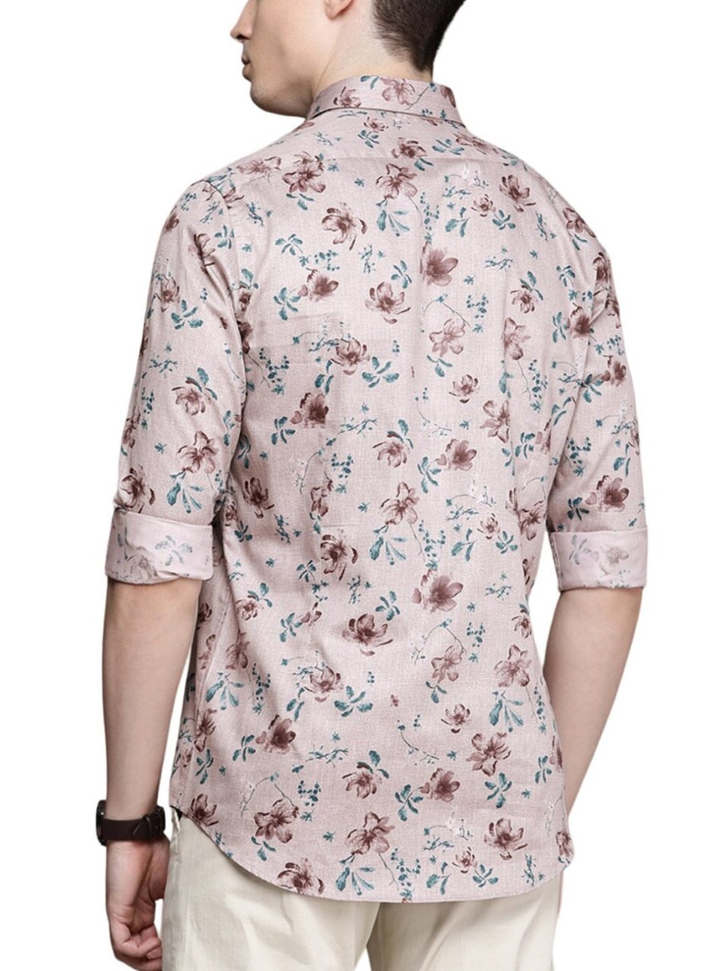 Simon Carter London Multi Floral Print Slim Fit Shirt