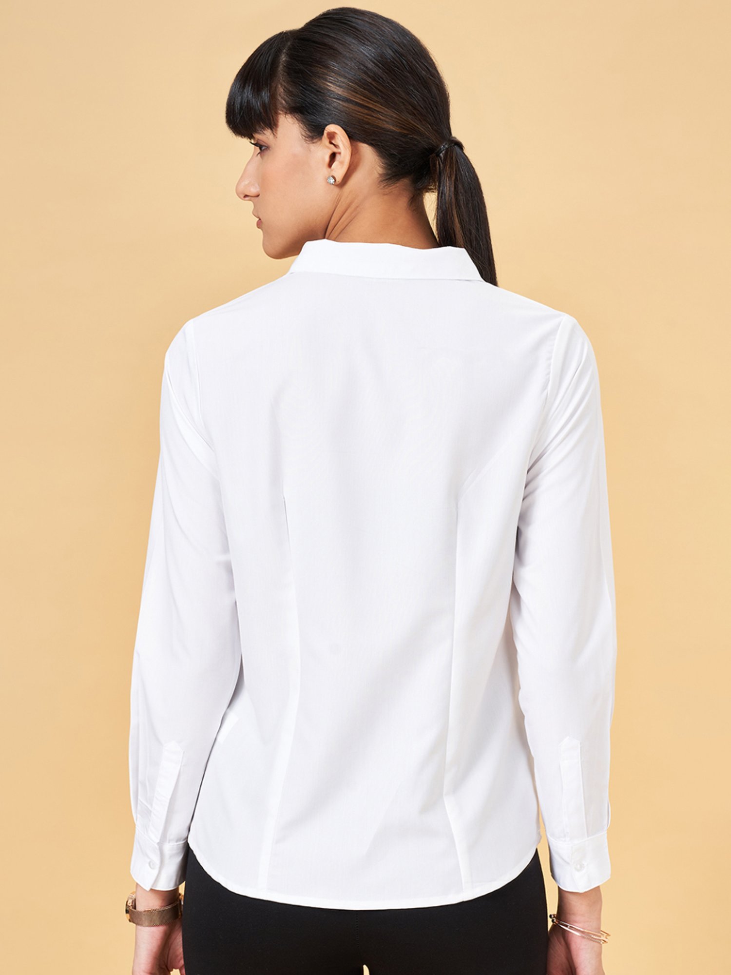 Style Quotient Brown Regular Fit Formal Shirt