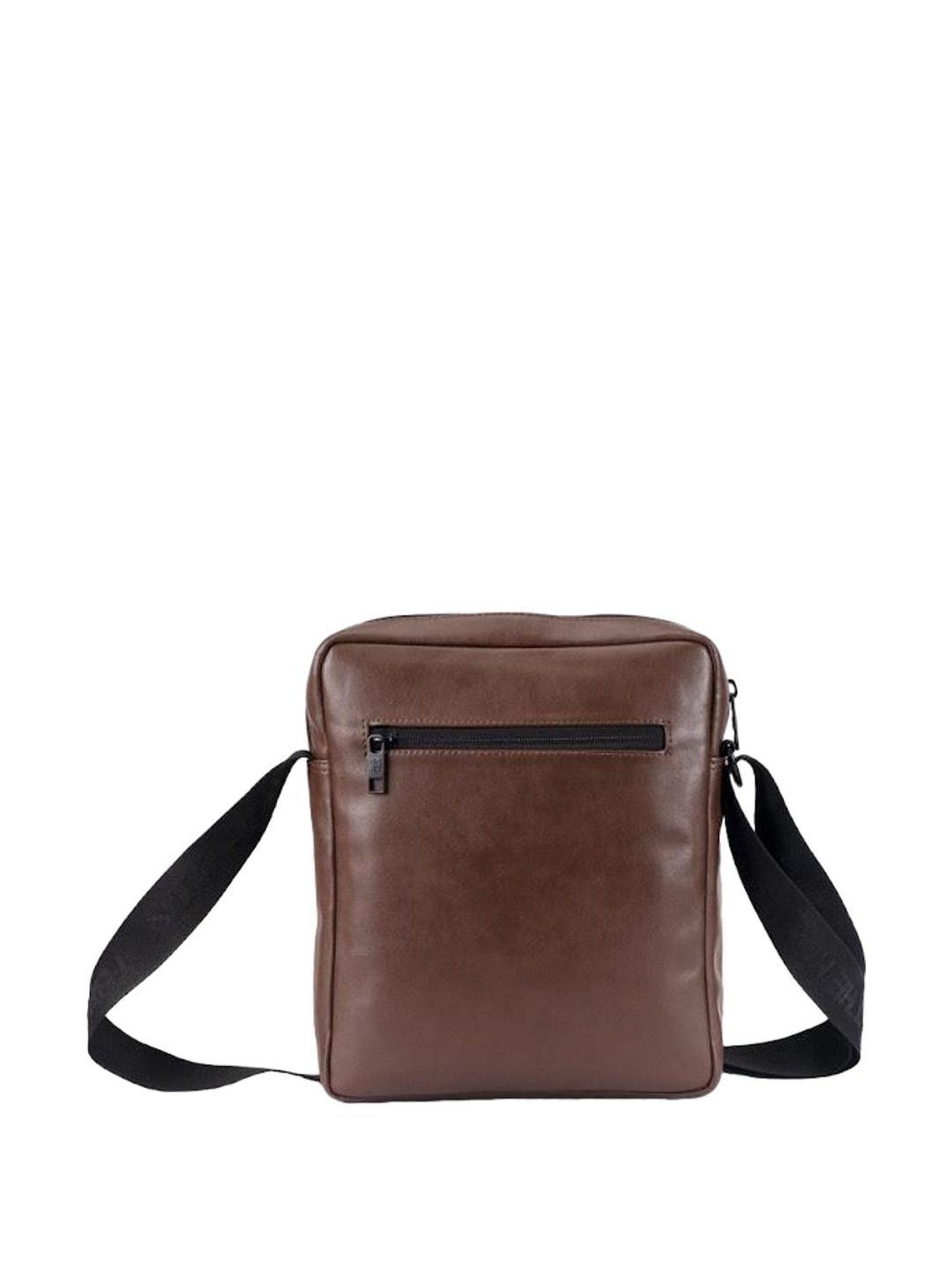THE HOLISTIK Clever Brown Textured Medium Messenger Bag