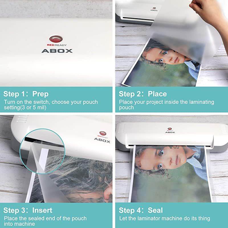 Thermal Laminating Pouches 100-Pack, 8.9" x 11.4", 3 mils, Letter Size