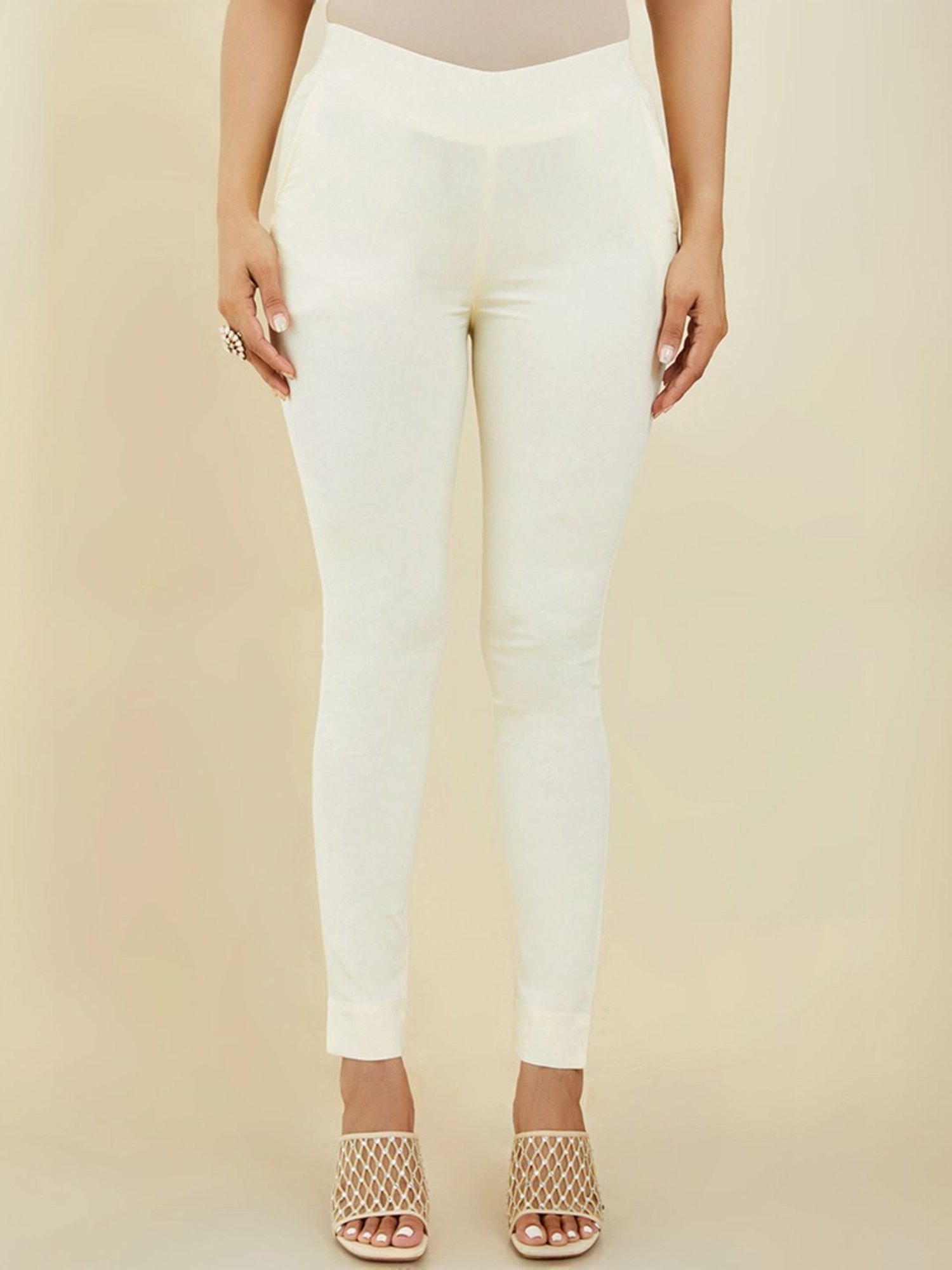 Castle Black Embroidered Palazzos