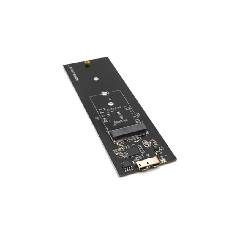 Plugadget USB3.0 to M.2 NGFF Storage Enclosure Case M.2 SATA Protocol SSD Solid State Drive Case Support 6Gb/s SSD Card Adapter