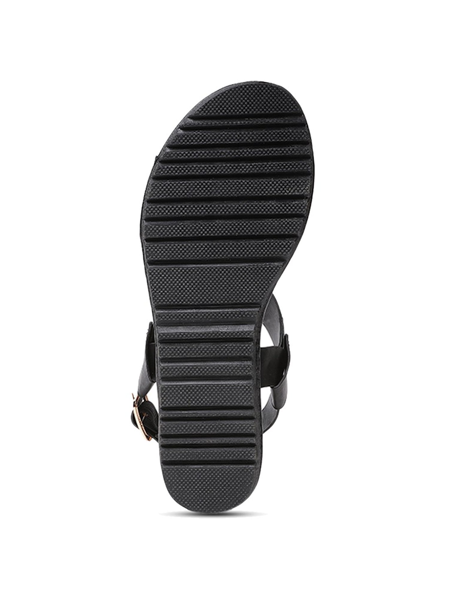 Bata Women's Danya Black Back Strap Sandals