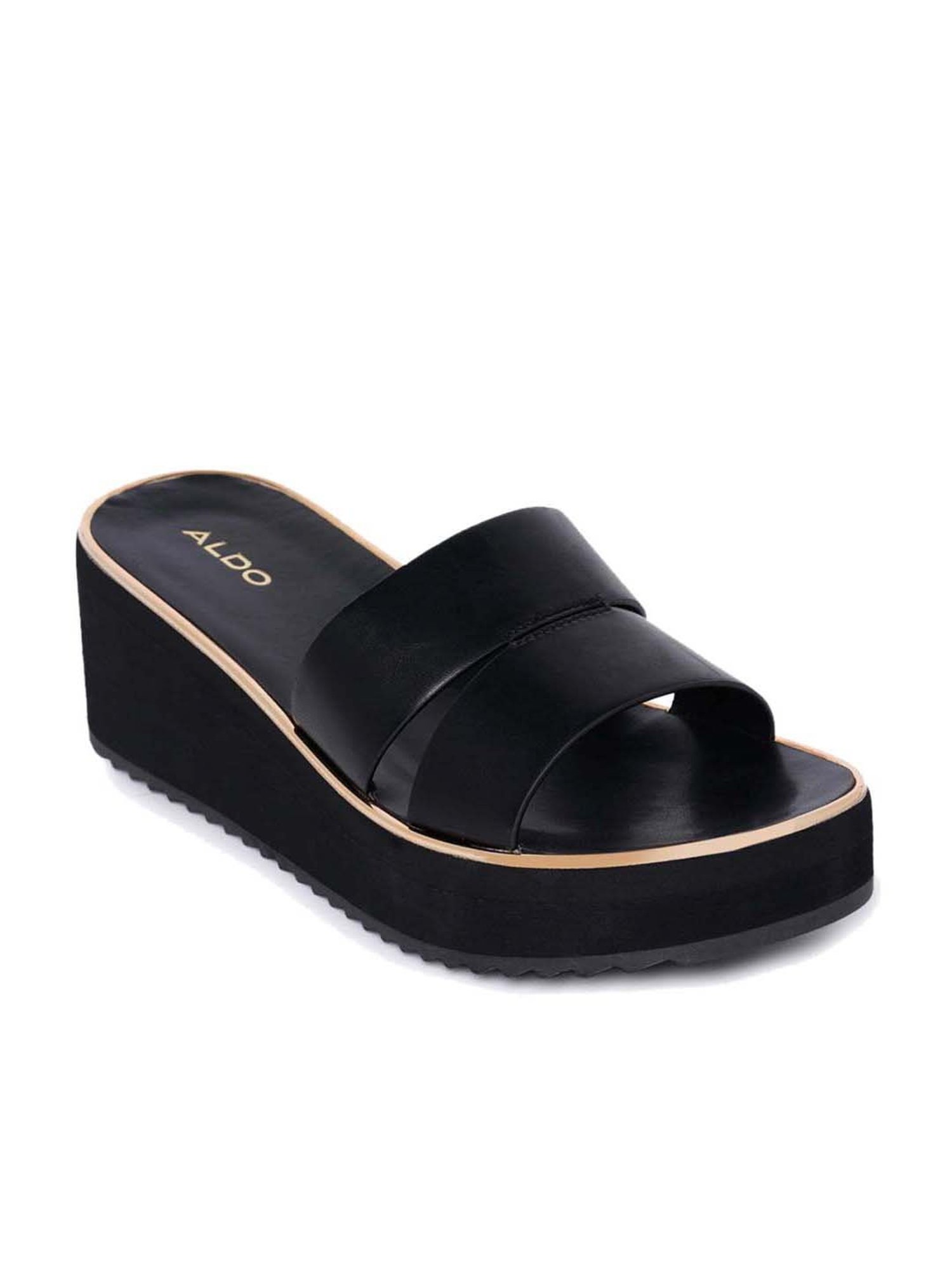 Aldo Women's Black Casual Wedges