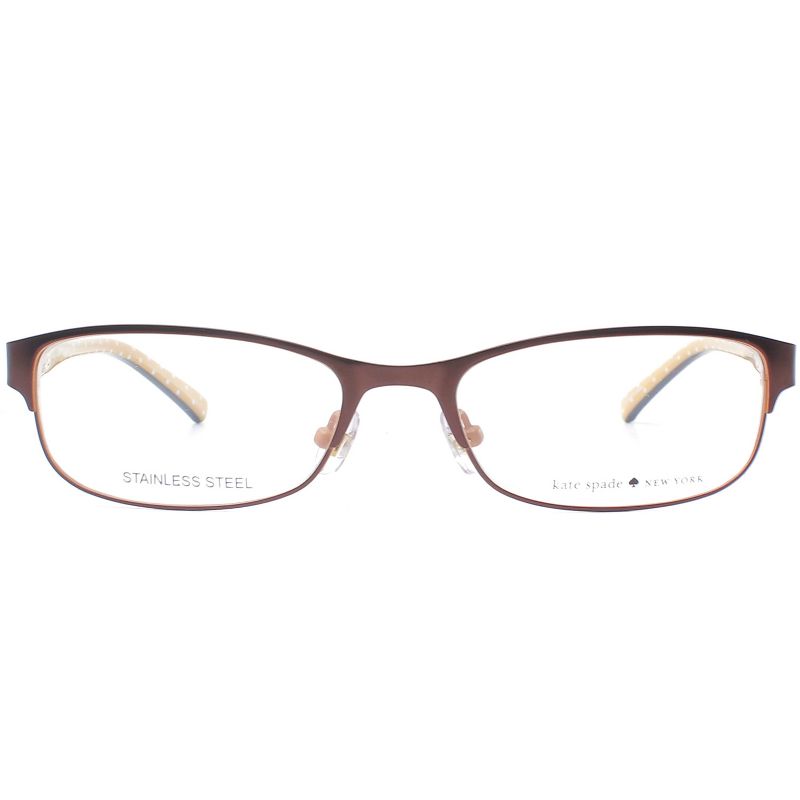 Kate Spade  JUV Womens Rectangle Eyeglasses Brown 52mm