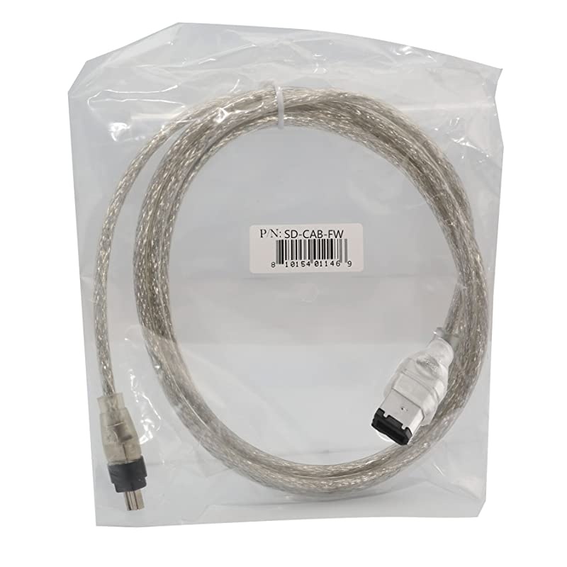 SDCABFW 6Foot Fire Wire 1394a 18m 6pin x 4Pin Cable