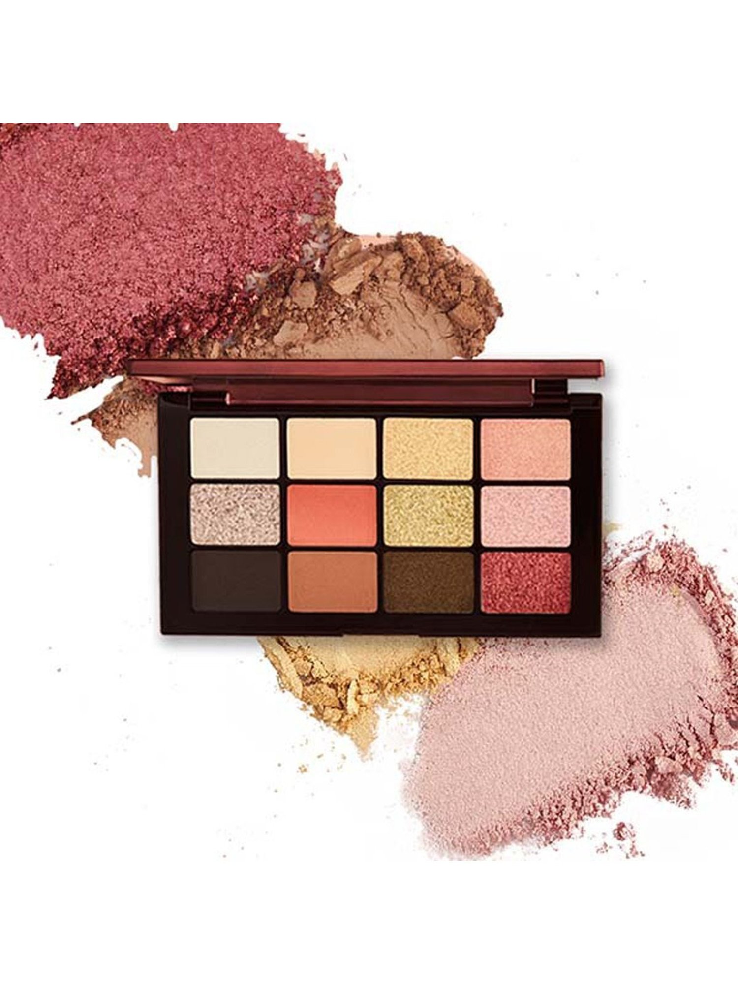 CHARMACY Milano Eyeshadow 12 Colors Palette - 10 gm
