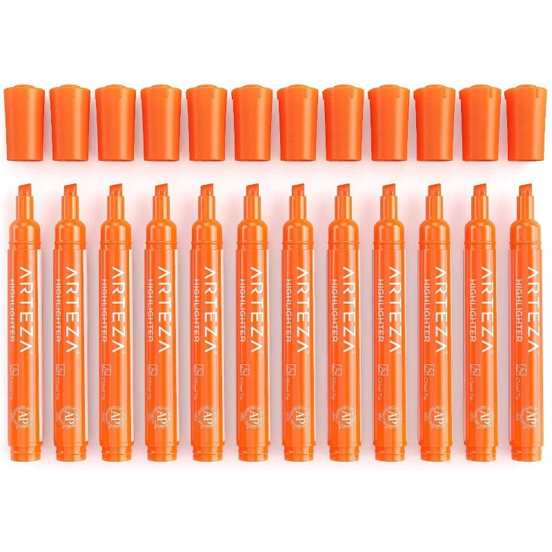 Integra Desk Highlighter Chisel Tip 12/PK Fluorescent Yellow 30004