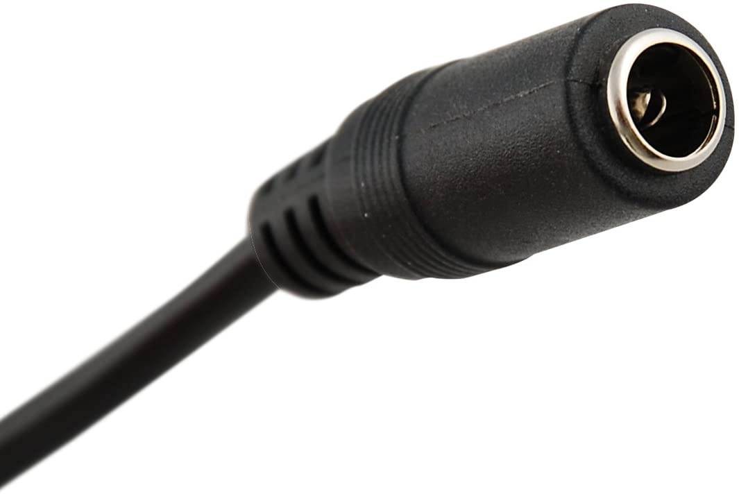 JacobsParts DC Power Extension Cable 10 Feet 5.5mm x 2.1mm Male Female Cord, 20AWG