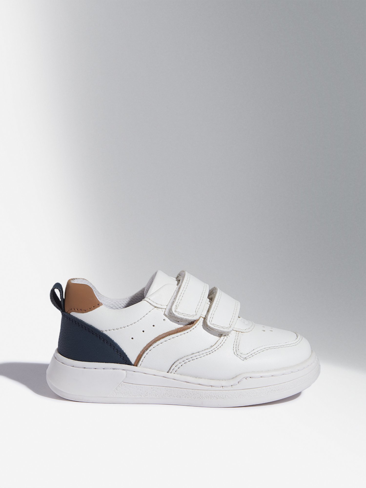 Yellow by Westside White Perforated Shoes