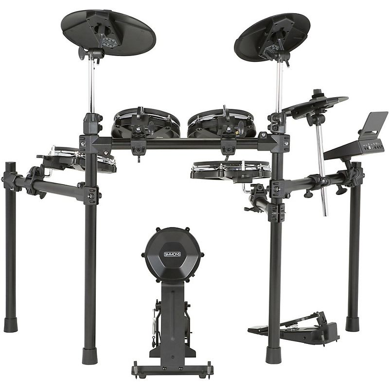 Simmons SD600 Electronic Drum Kit With Mesh Pads, Bluetooth and DA2110 Drum Set Monitor