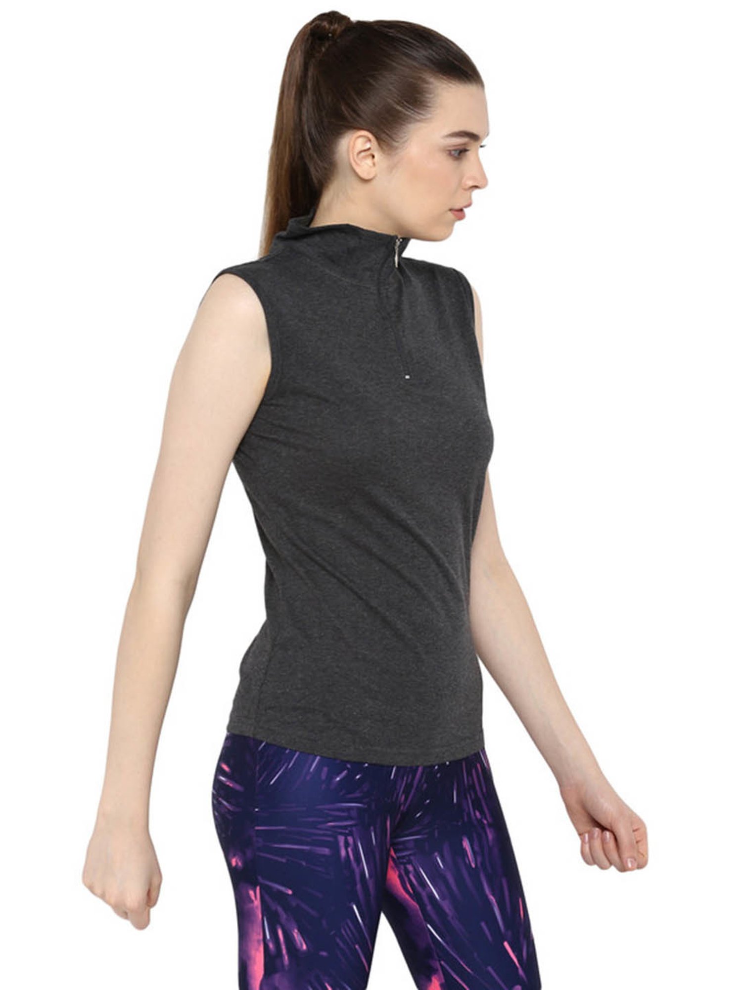 Appulse Charcoal & Dark Pink Cotton T-Shirt - Pack of 2