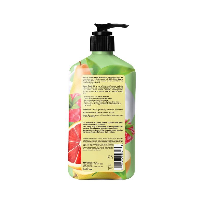 Hempz Limited Edition Calm and Citrusy Herbal Body Moisturizer - 17oz