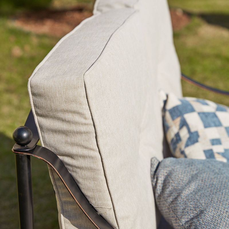 8pc Iron Frame Outdoor Patio Seating Set - Patio Festival